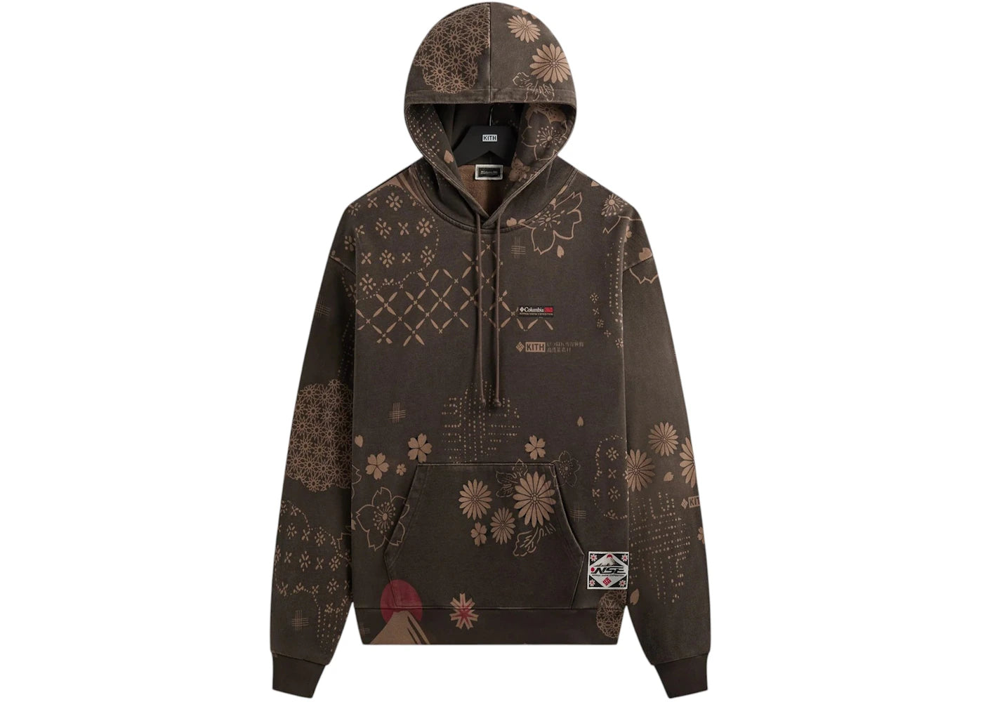 Kith x Columbia Landscape Vintage Nelson Hoodie Kindling -1