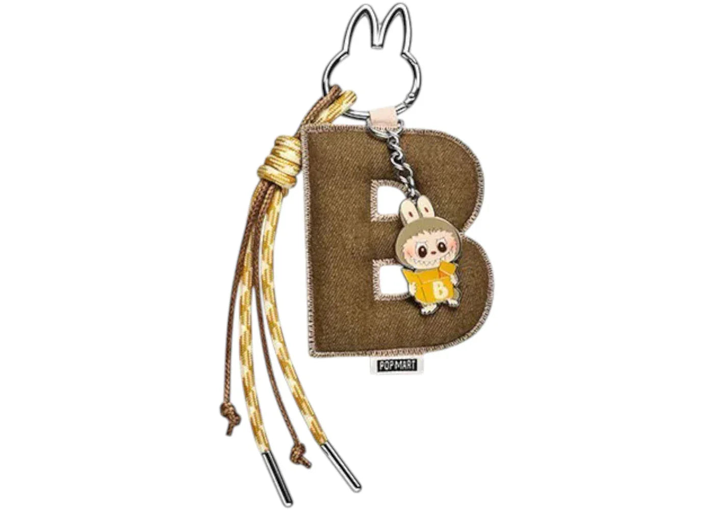Pop Mart Labubu The Monsters Pin for Love Series "B" Letter Pendant -1