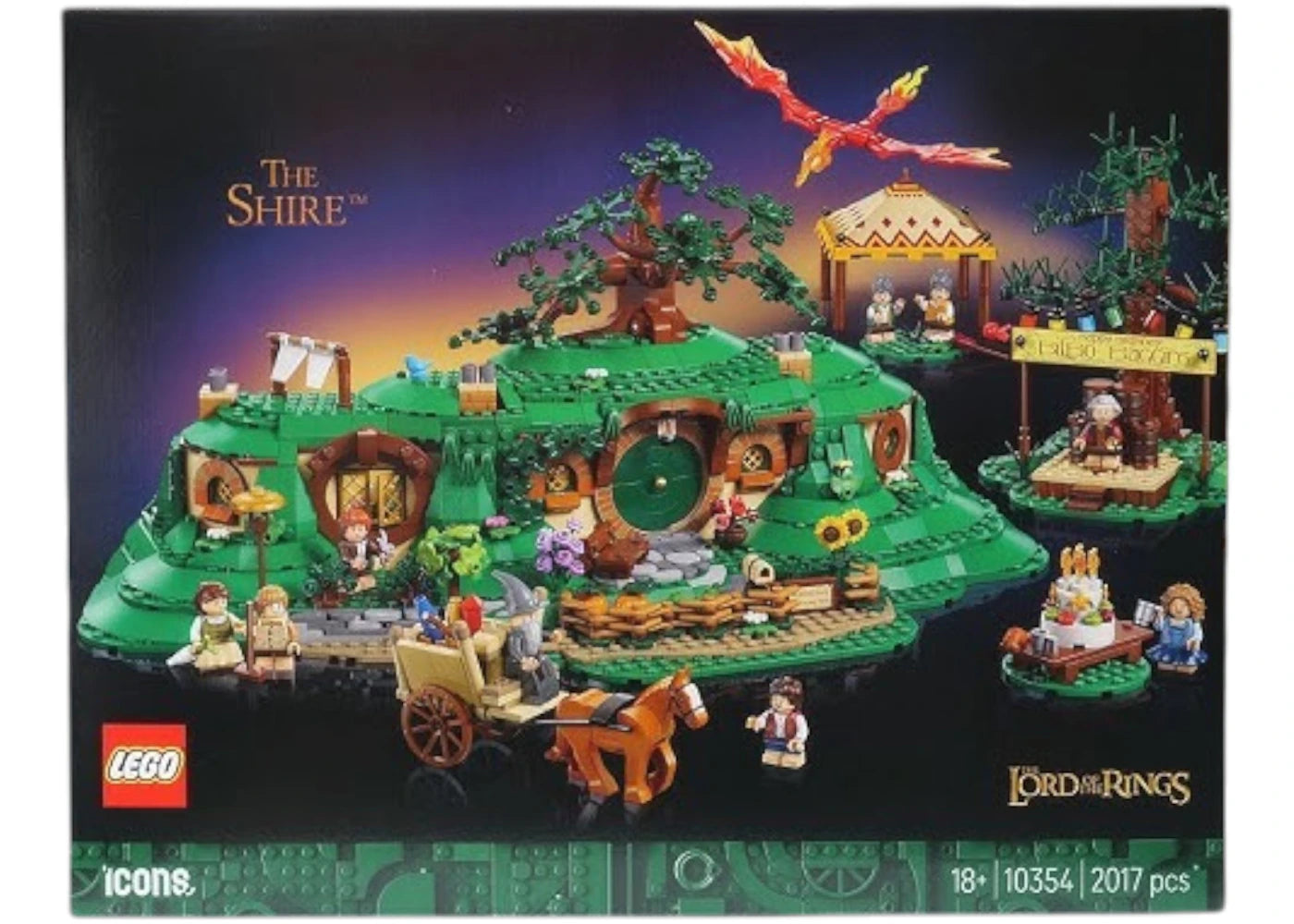 LEGO Icons Lord of the Rings The Shire Set 10354 -1