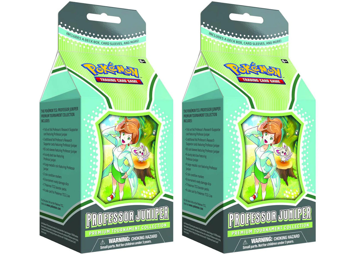 Pokémon TCG Professor Juniper Premium Tournament Collection Box 2x Lot -1