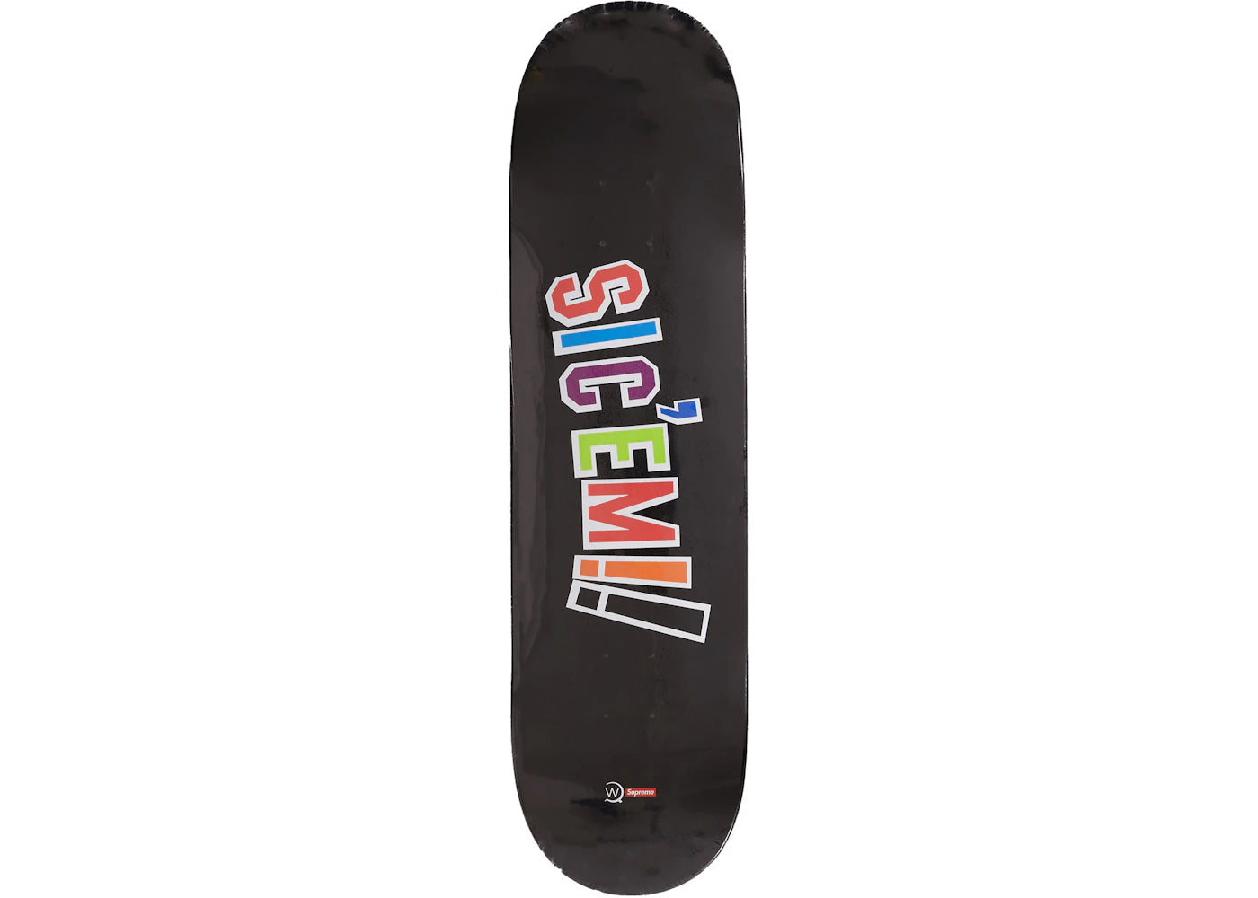 Supreme WTAPS Sic'em! Skateboard Deck Black -1