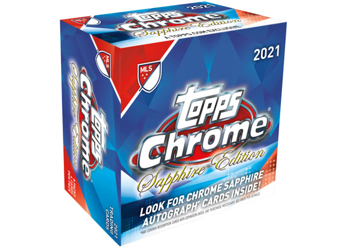 2021 Topps Chrome MLS Sapphire Edition Soccer Hobby Box -1