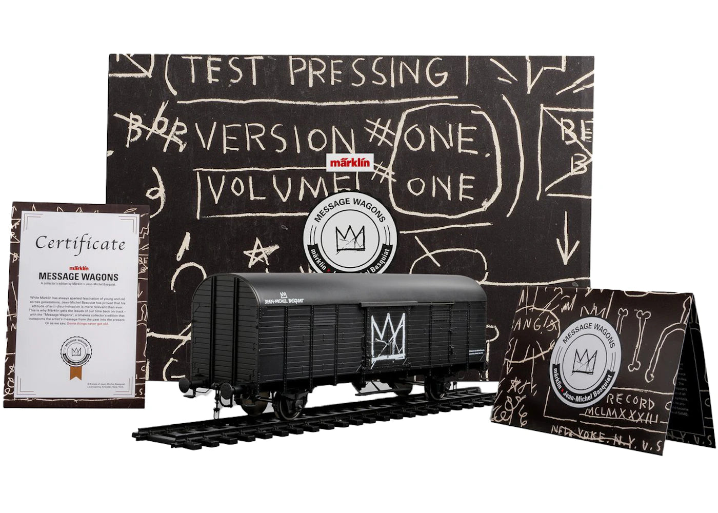 Marklin x Jean-Michel Basquiat Message Wagons Gauge 1 Model Train -1