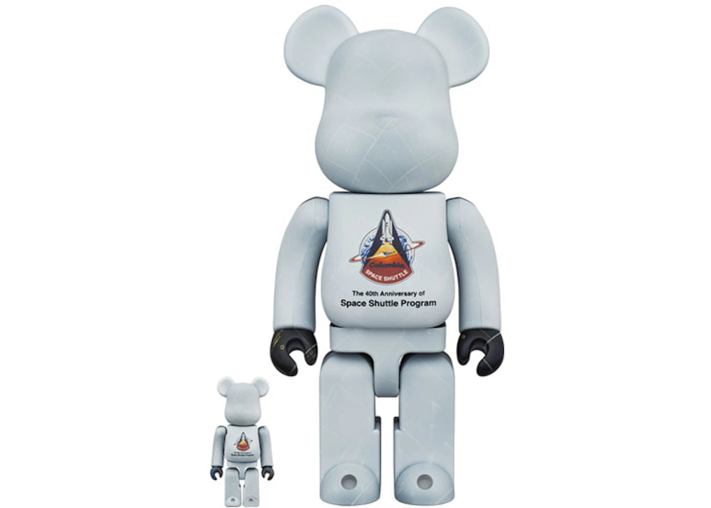 Bearbrick Space Shuttle 100% & 400% Set -1
