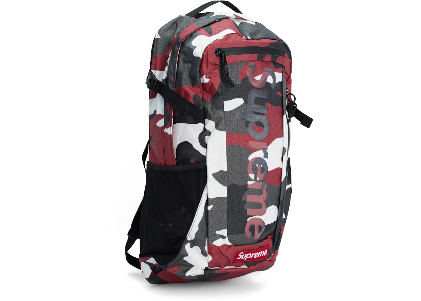 Supreme Backpack (SS21) Red Camo -1