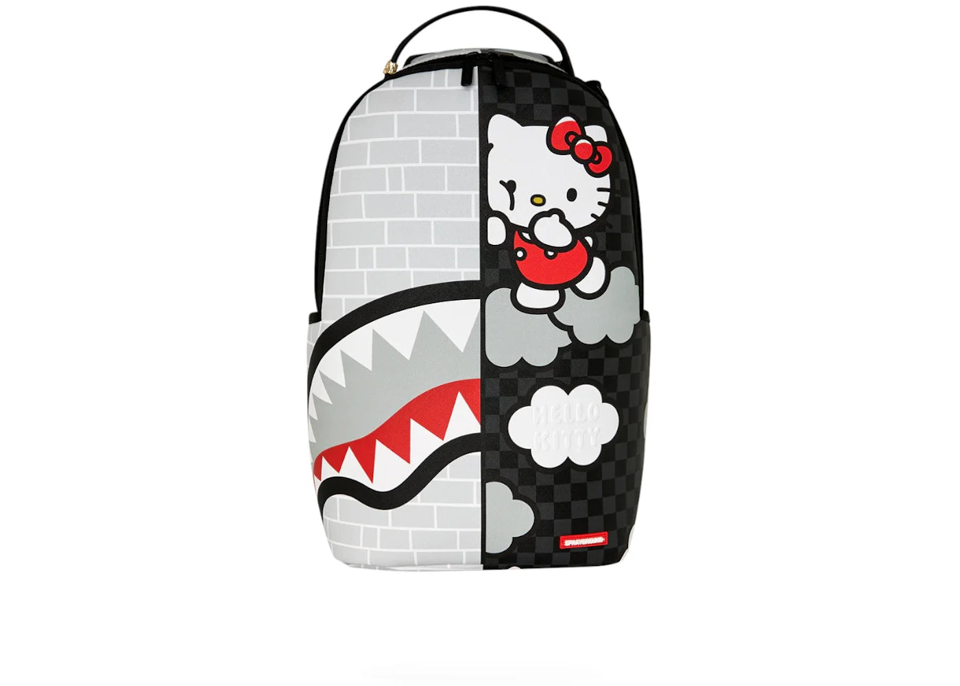 Sprayground Hello Kitty Official Collab Brick Wall Split Backpack Multicolor -1
