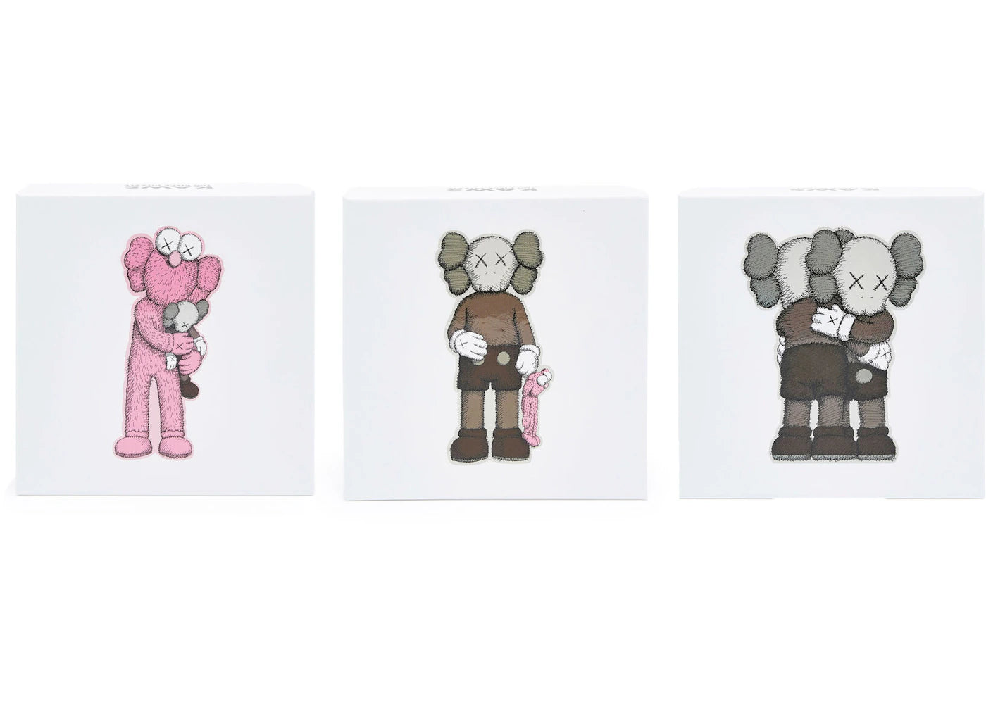 KAWS Take, Share, Together Small Jigsaw Puzzle Set (100 Pieces Each) -1