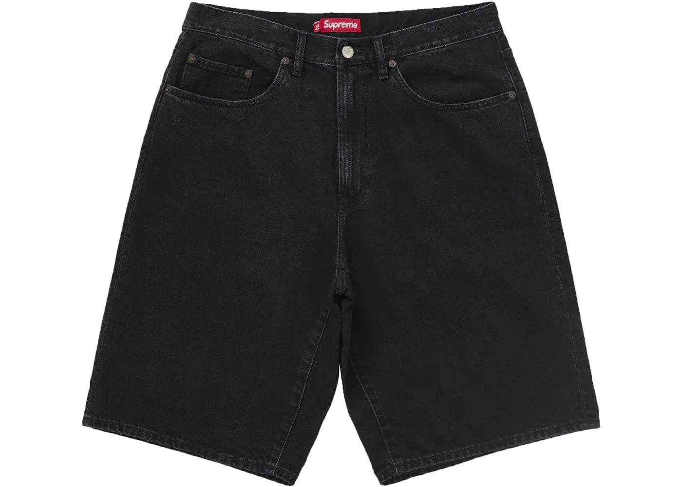 Supreme Baggy Denim Short (SS25) Black -1