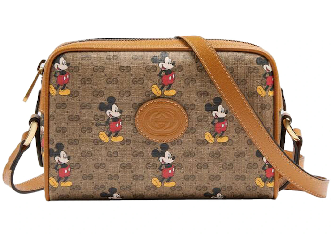 Gucci x Disney GG Supreme Shoulder Bag Beige -1