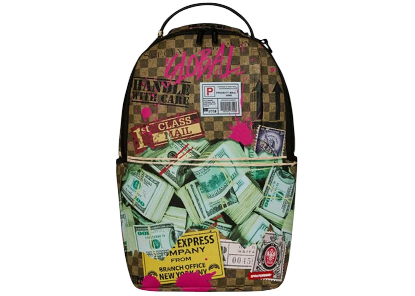 Sprayground Torn Packaging DLXSV Backpack Brown -1