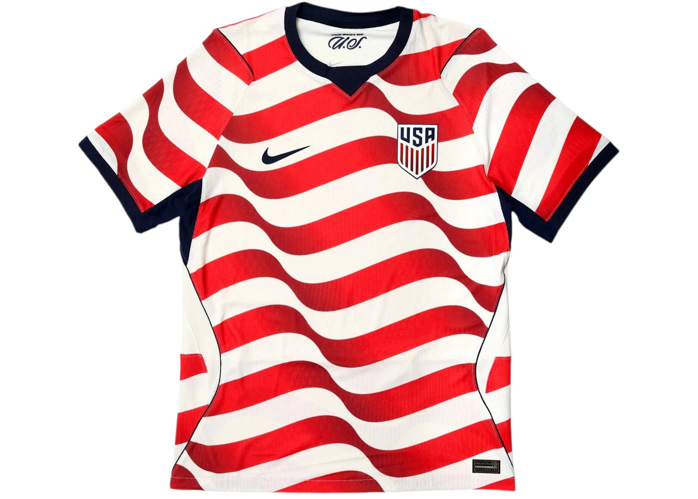 Nike USMNT 2026 Aero-Fit Advance Match Home Jersey Sail/Midnight Navy/Midnight Navy -1