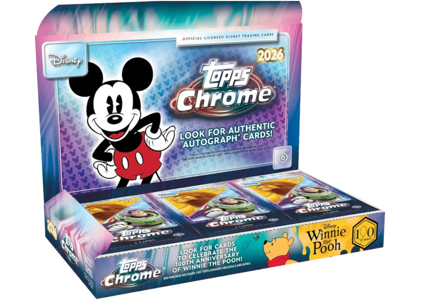 2026 Topps Chrome Disney Hobby Box -1