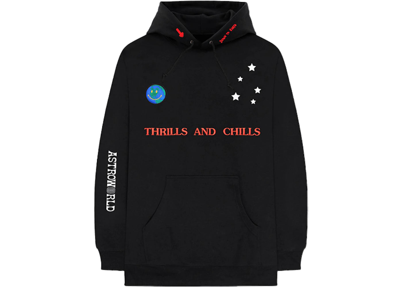 Travis Scott Astroworld World Peace Hoodie Black -1
