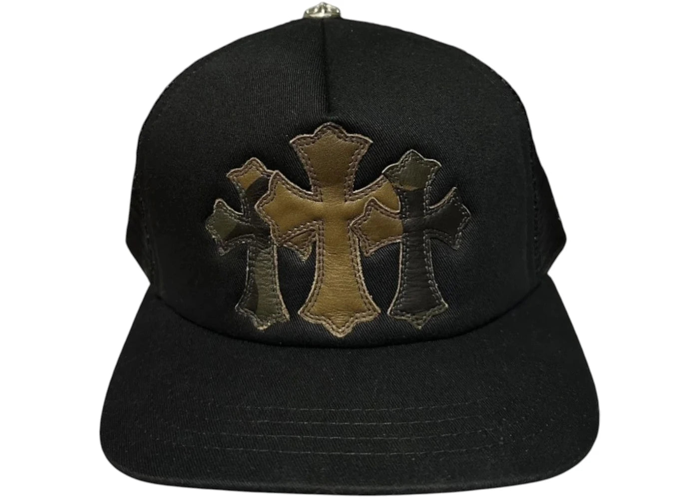 Chrome Hearts Cemetery Trucker Hat Camo/Black -1