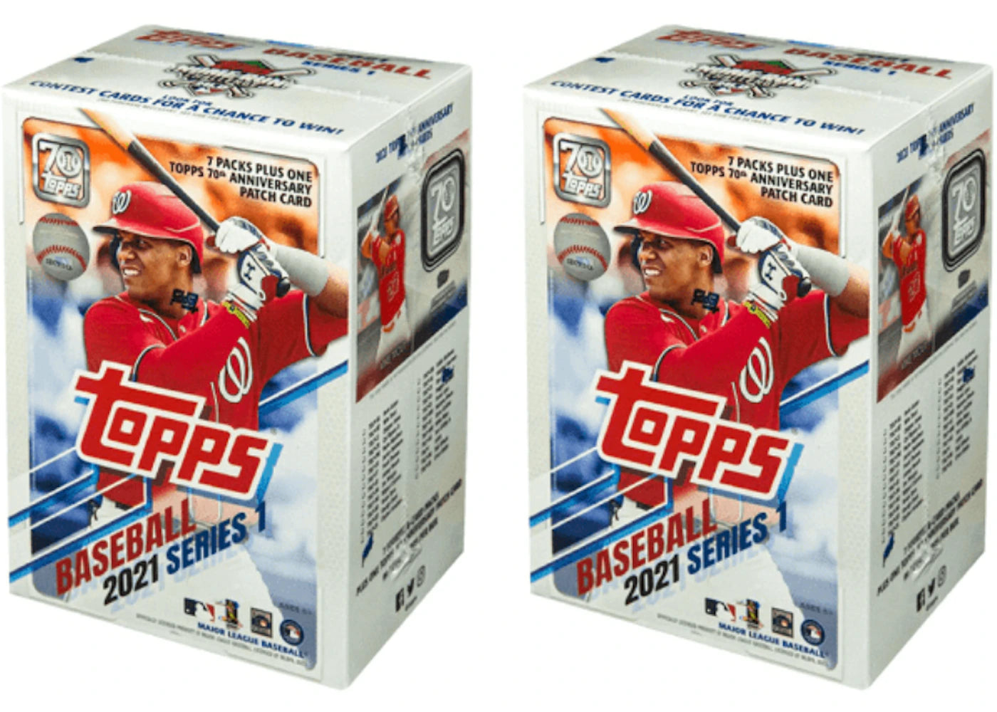 2021 Topps Series 1 Baseball Blaster Box 2x Lot -1