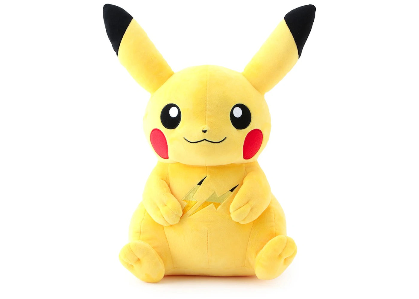 Pokemon x Thunderbolt Project by Fragment Pikachu Plush Yellow -1