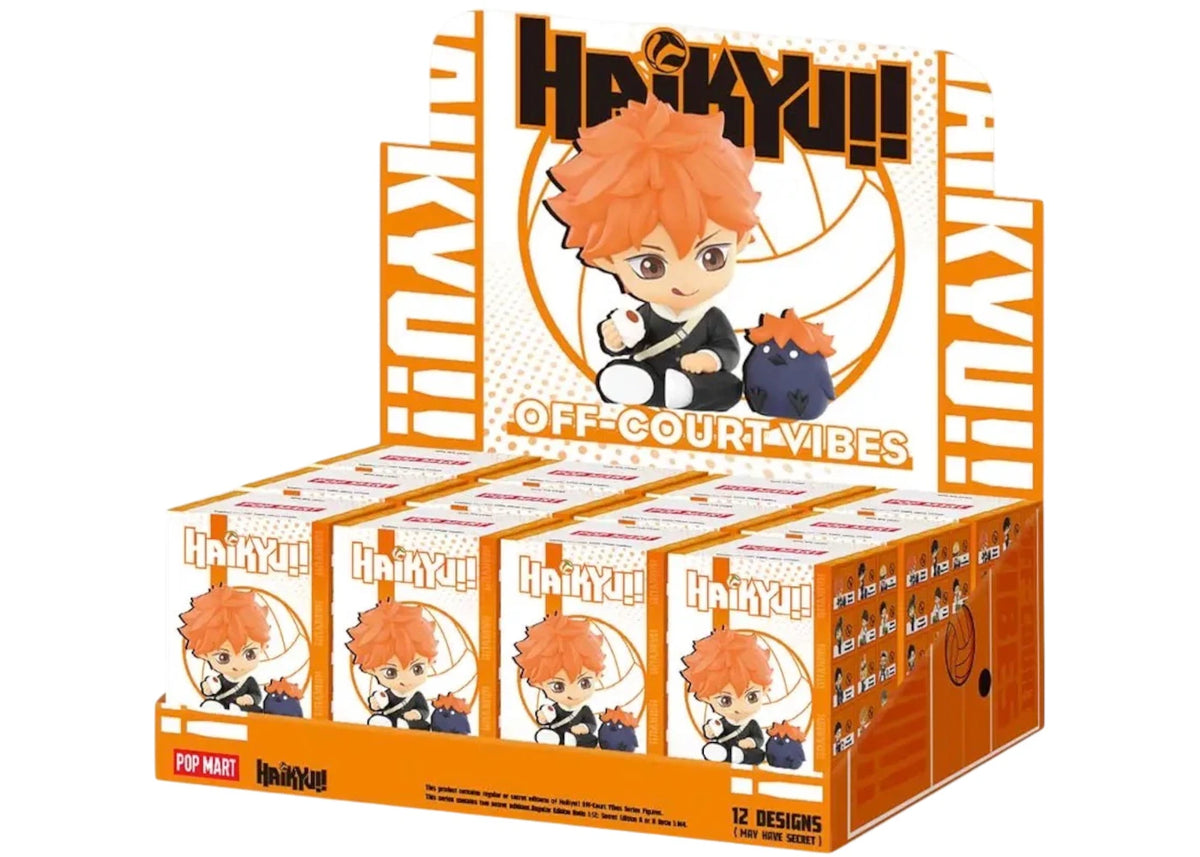 Pop Mart Haikyu!! Off-Court Vibes Series Figures Sealed Case (12 Blind Boxes) -1