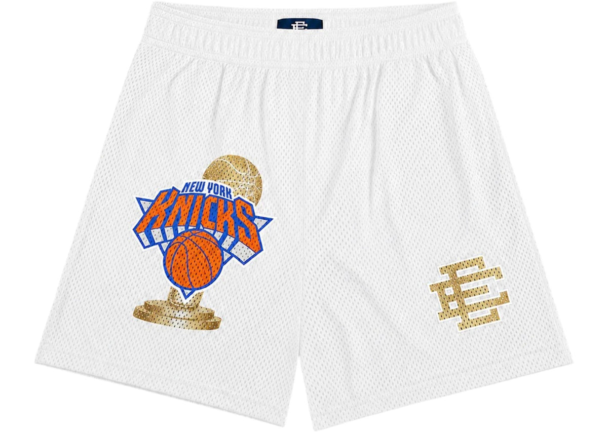 Eric Emanuel x New York Knicks Champ Shorts White/Gold -1