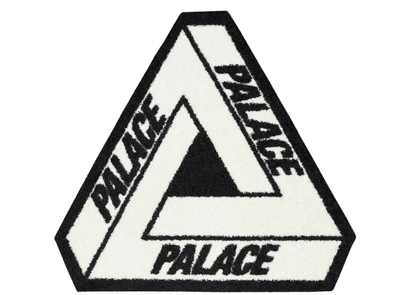 Palace Tri-Ferg Floor Mat Black/White -1
