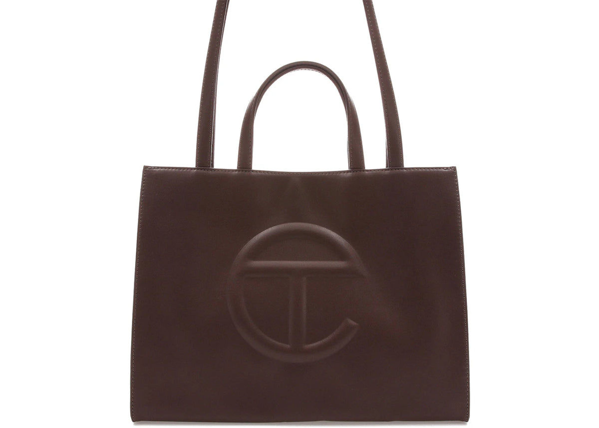 Telfar Shopping Bag Medium Chocolate -1