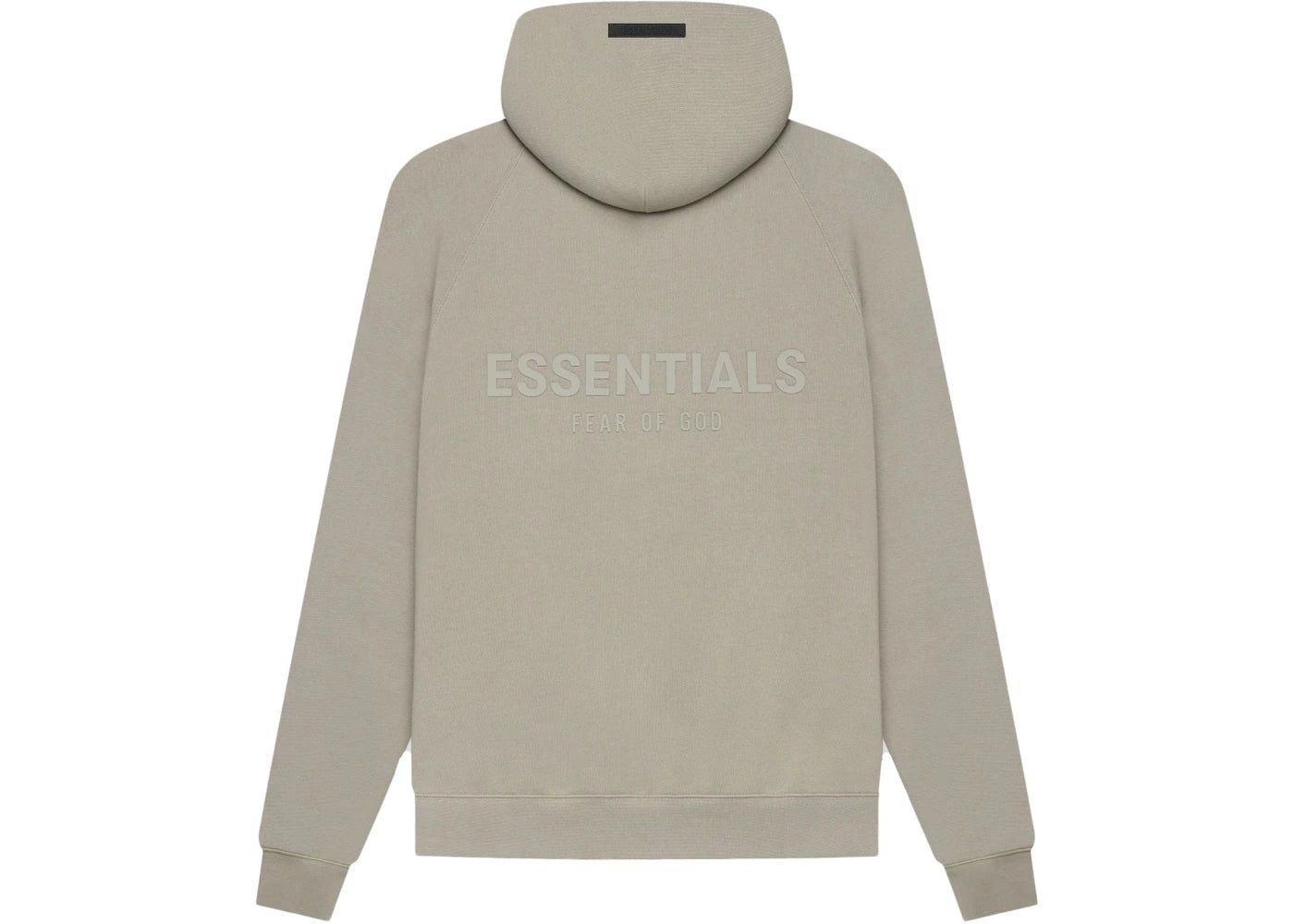 Fear of God Essentials Pull-Over Hoodie (SS21) Moss/Goat -1