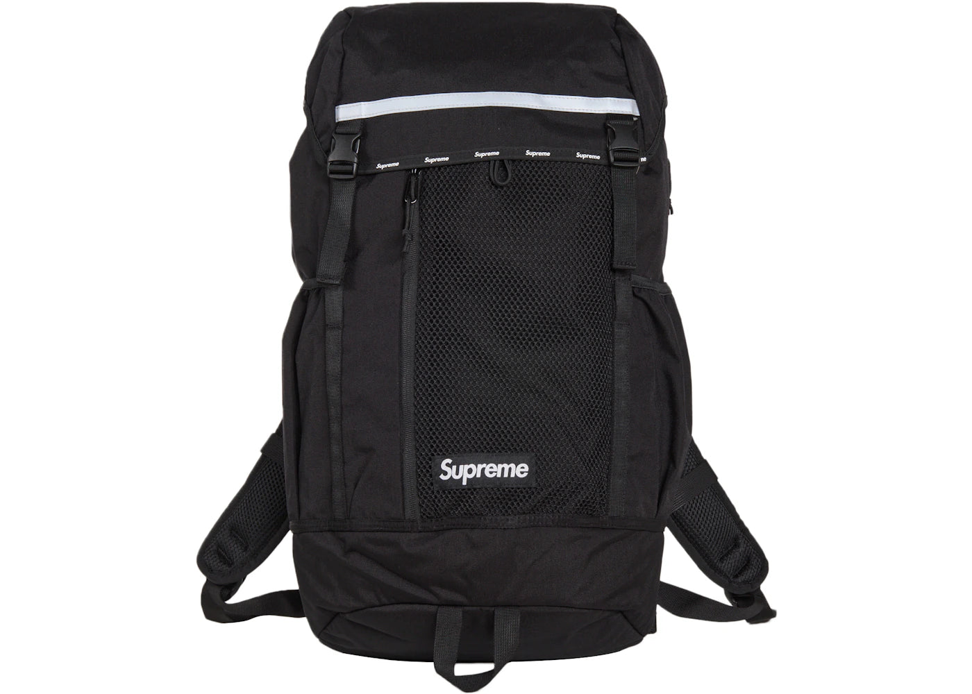 Supreme Logo Backpack (FW24) Black -1