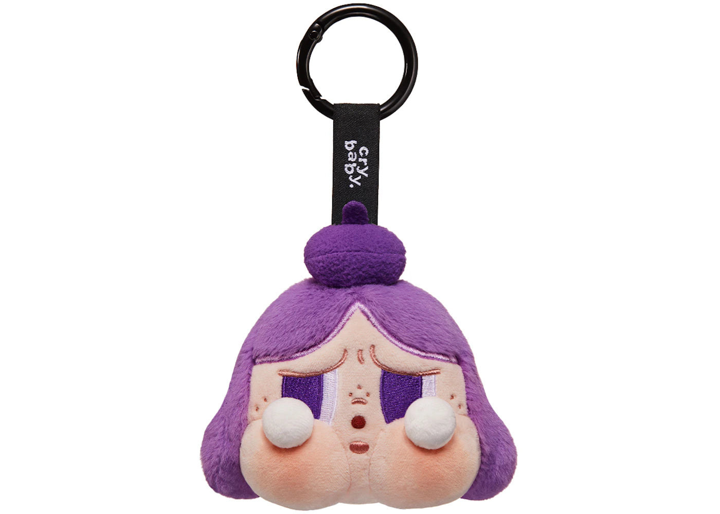 Pop Mart CRYBABY CHEER UP, BABY! Series Plush Pendant Purple -1