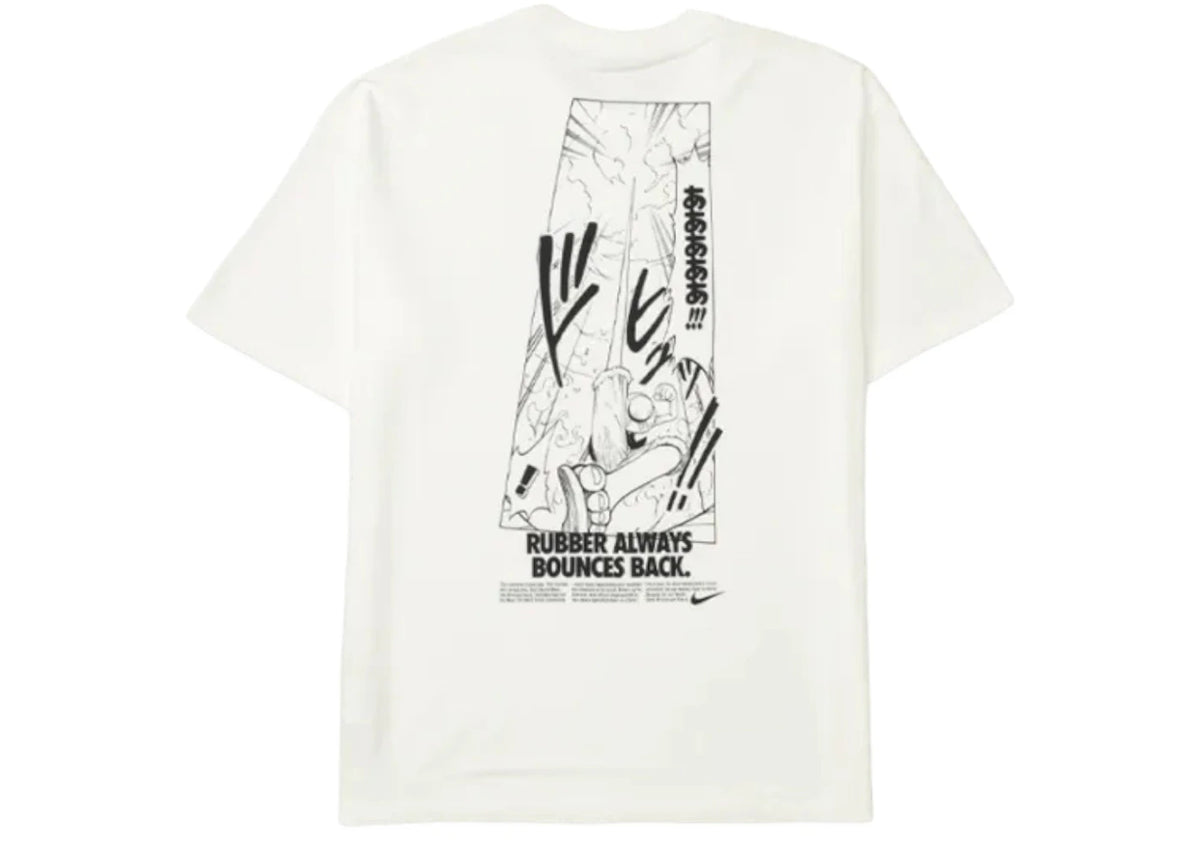 Nike x One Piece Solo Swoosh QS Gomu Gomu Battle Axe T-shirt White -1