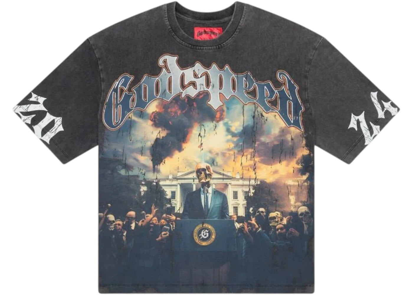 Godspeed V.O.D 2024 T-shirt Grey Wash -1