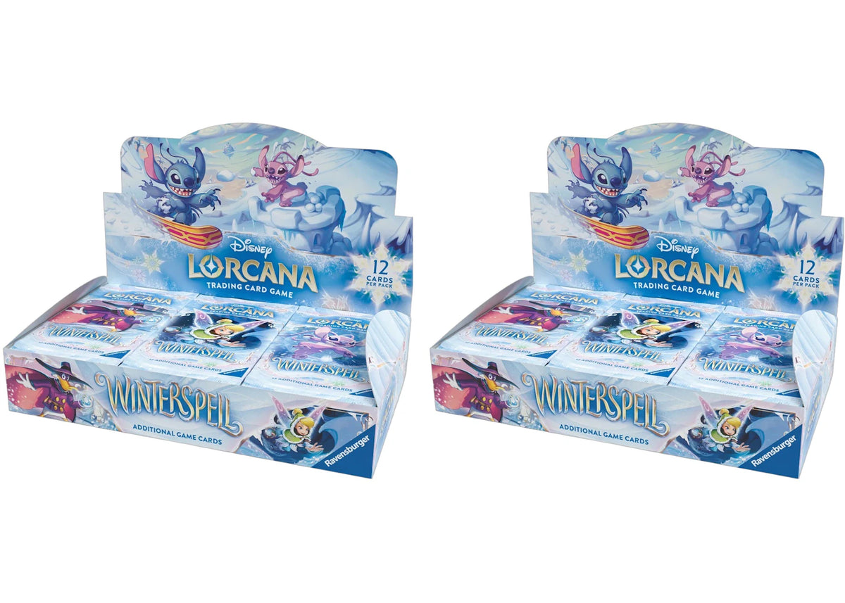 Disney Lorcana TCG Winterspell Booster Box 2x Lot -1