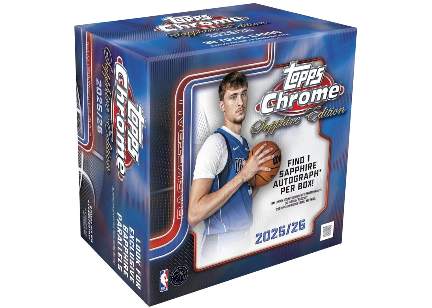 2025-26 Topps Chrome Sapphire Edition Basketball Hobby Box -1