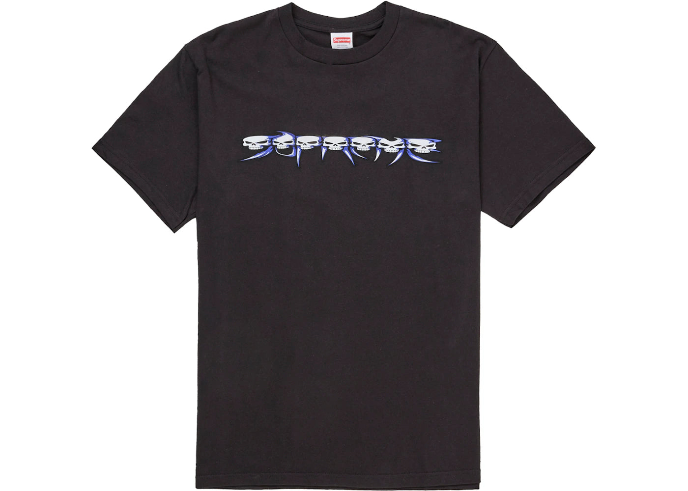 Supreme Skulls Spellout Tee Black -1