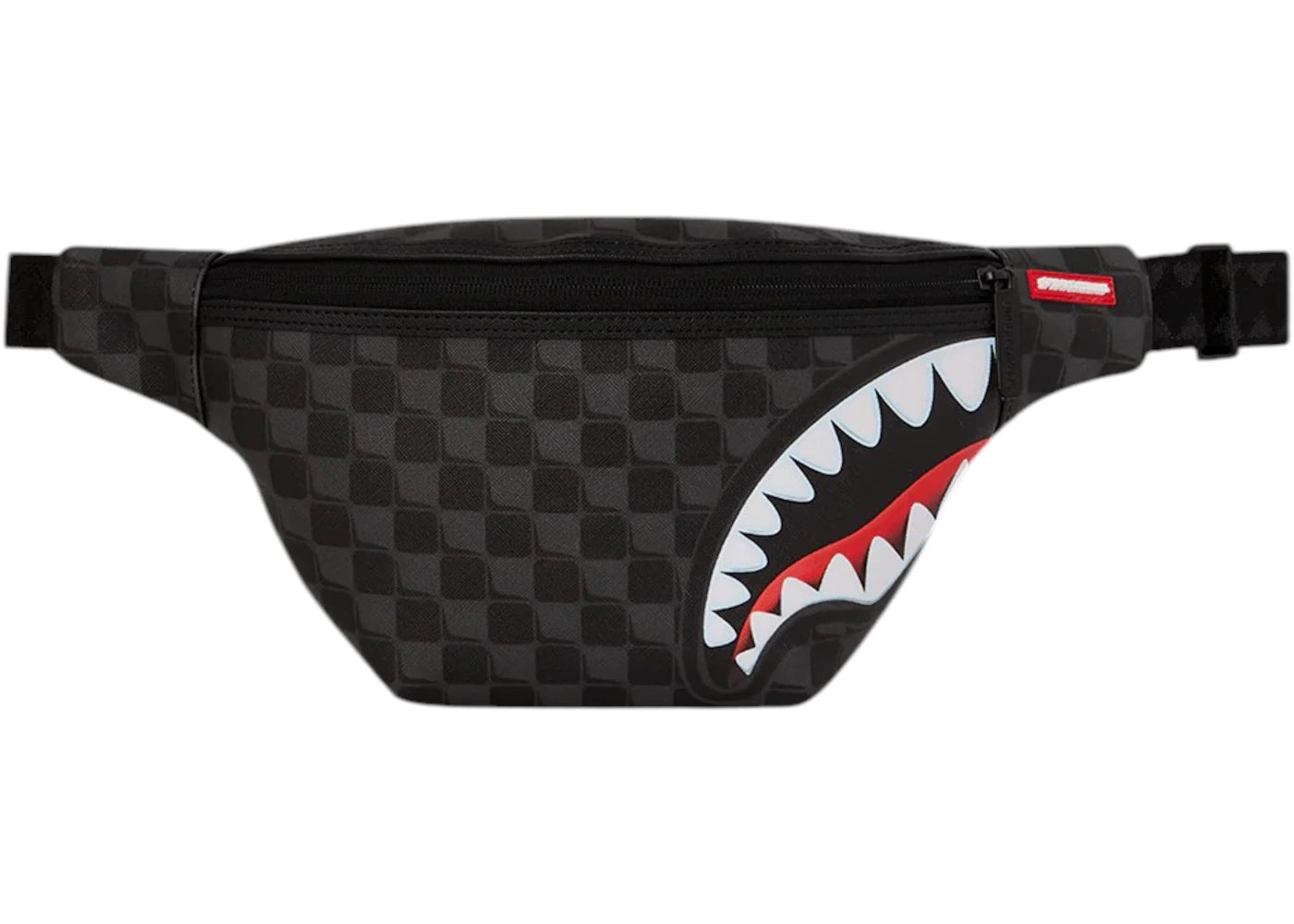 Sprayground Checked Savvy Crossbody Black -1