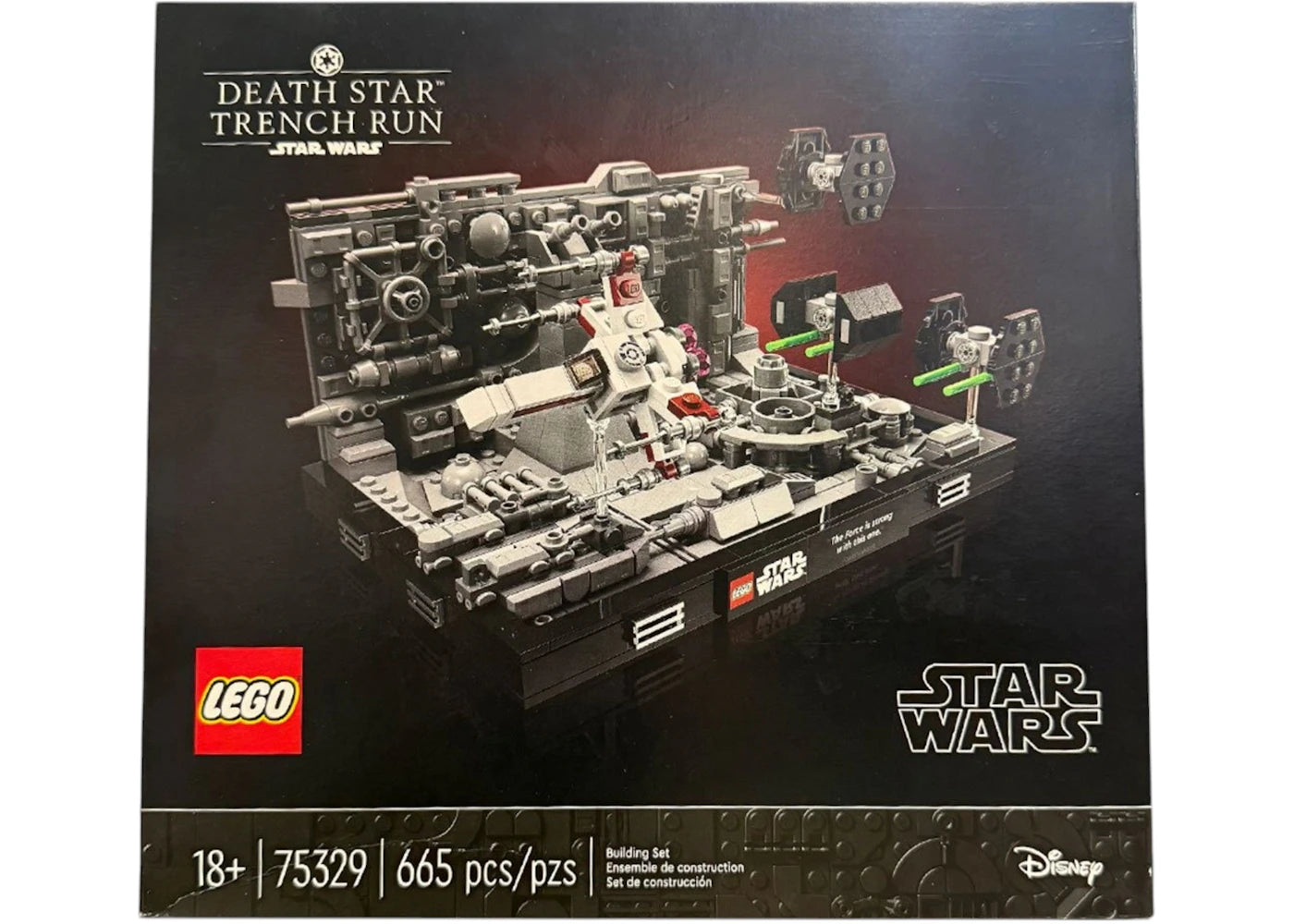 LEGO Star Wars Death Star Trench Run Diorama Set 75329 -1