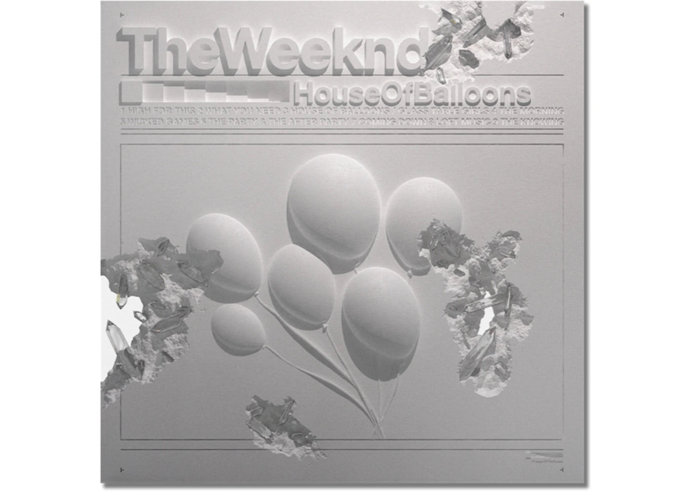 Daniel Arsham x The Weeknd House of Balloons Anniversary 2LP Vinyl (Edition of 1000) -1