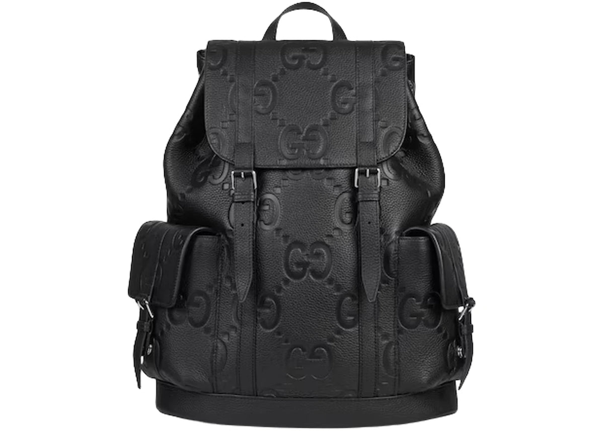 Gucci Jumbo GG Backpack Black -1