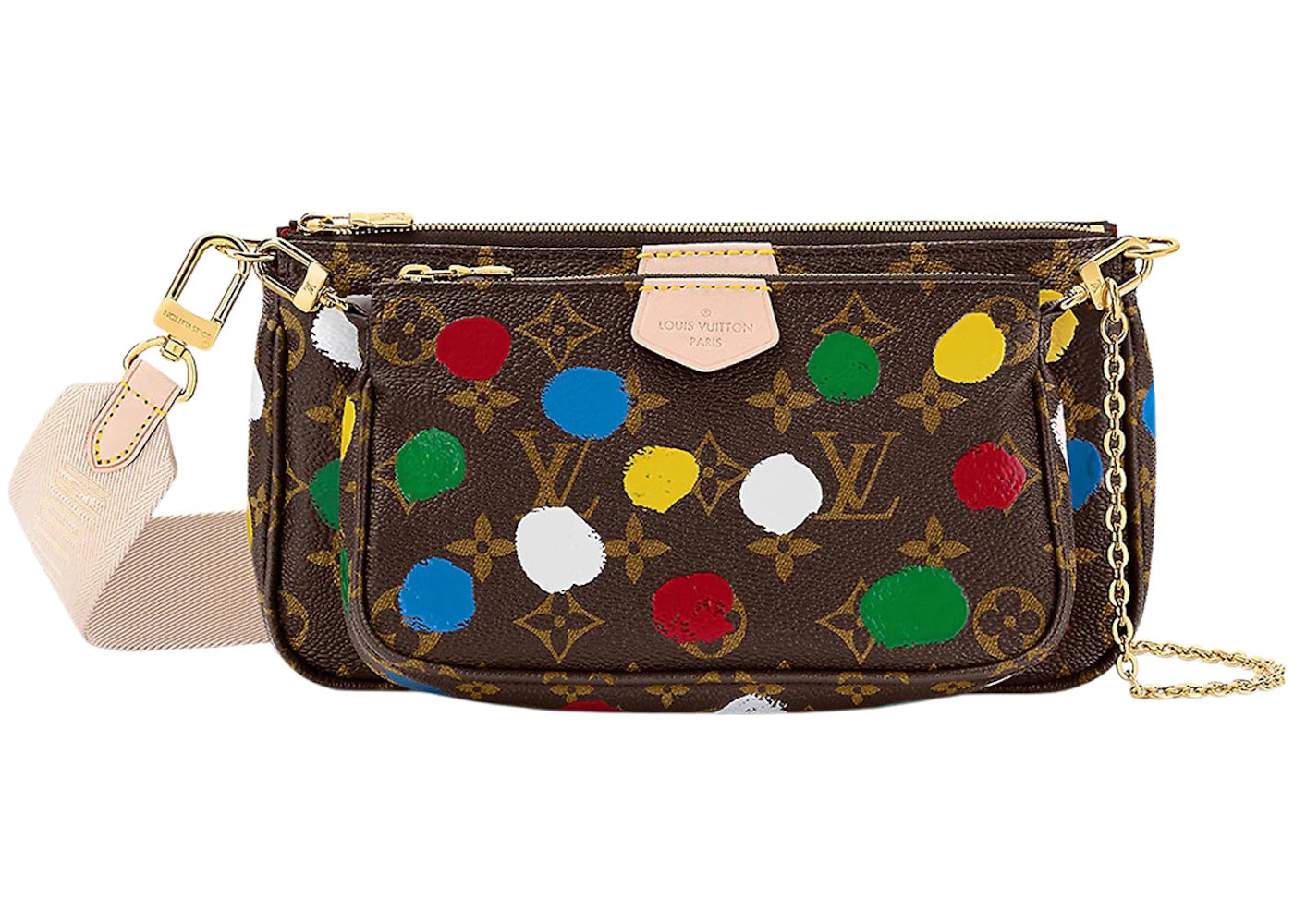 Louis Vuitton x Yayoi Kusama Multi Pochette Accessoires Monogram Multicolor -1
