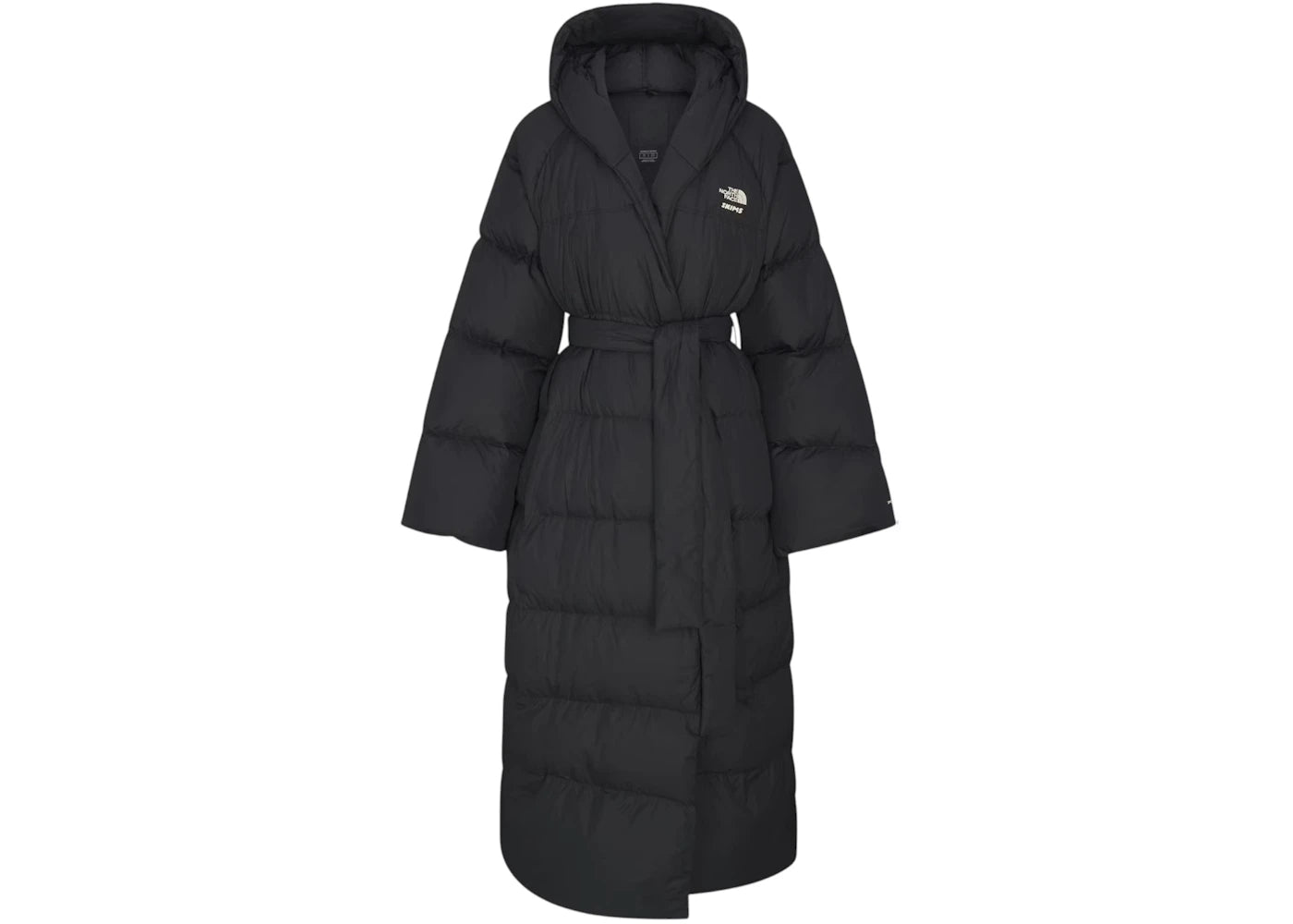 SKIMS x The North Face Nuptse Wrap Parka Onyx -1