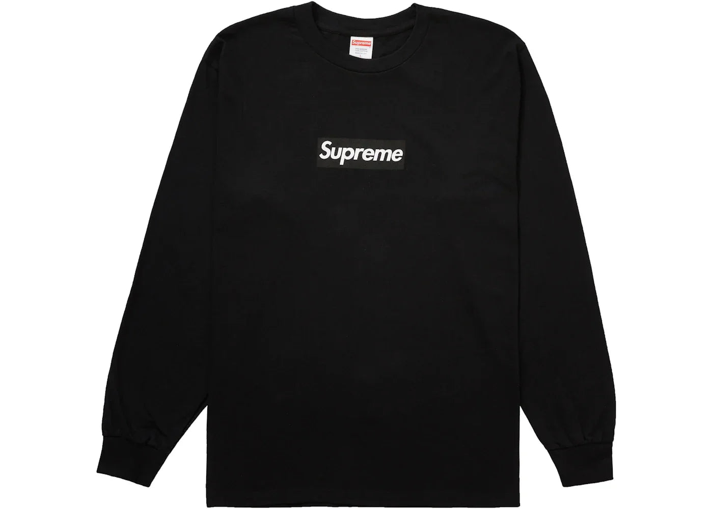 Supreme Box Logo L/S Tee Black -1
