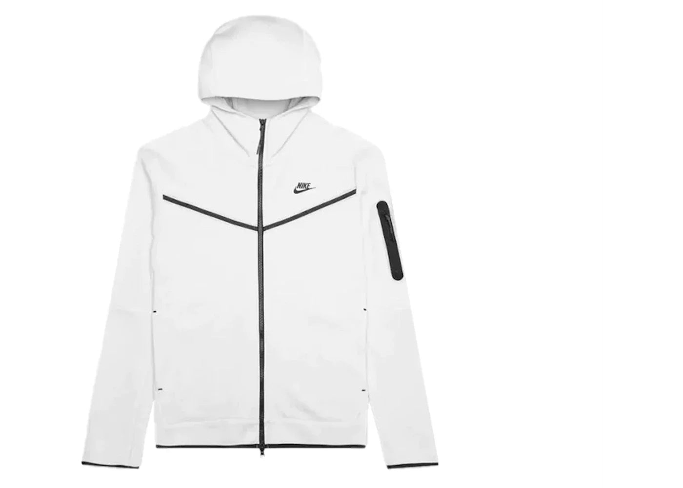 Nike Sportswear Tech Fleece Full-Zip Hoodie Phantom Black -1