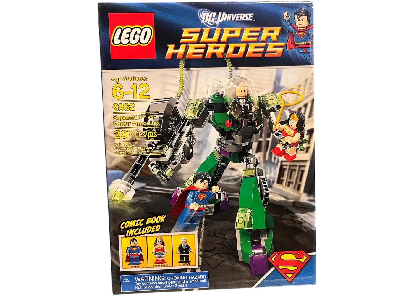 LEGO DC Universe Super Heros Superman- Superman Vs. Power Armour Lex Set 6862 -1
