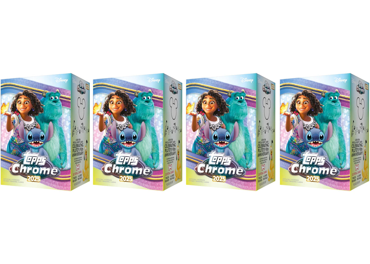 2025 Topps Chrome Disney Value Box 4x Lot -1