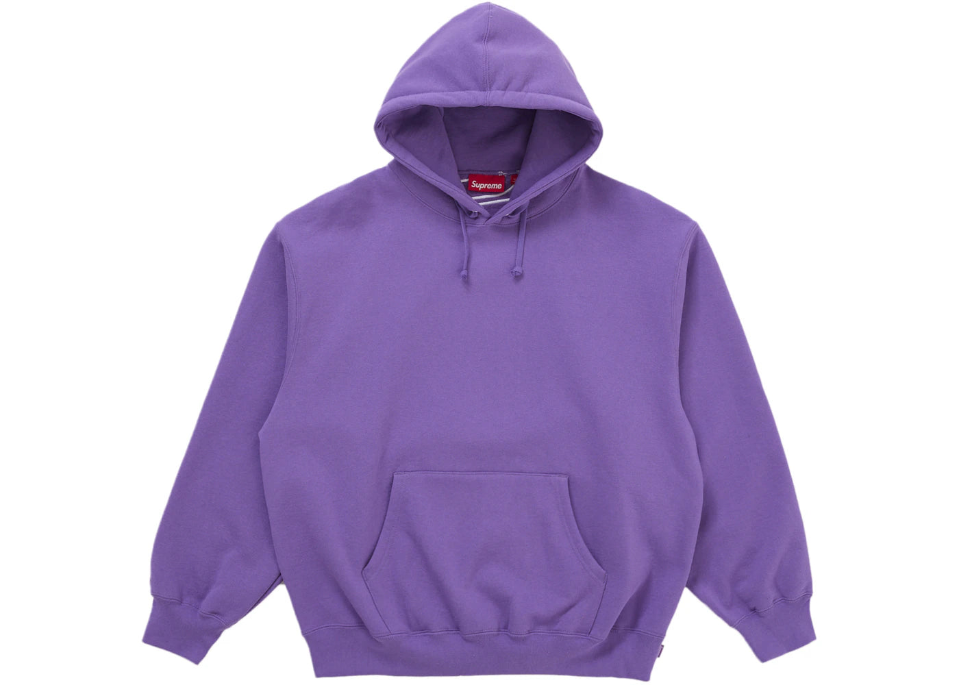 Supreme Satin Appliqué Hooded Sweatshirt (FW25) Violet -1