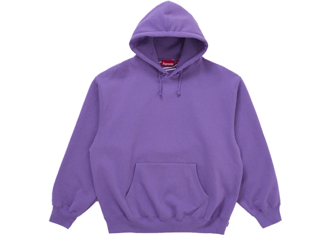 Supreme Satin Appliqué Hooded Sweatshirt (FW25) Violet -1