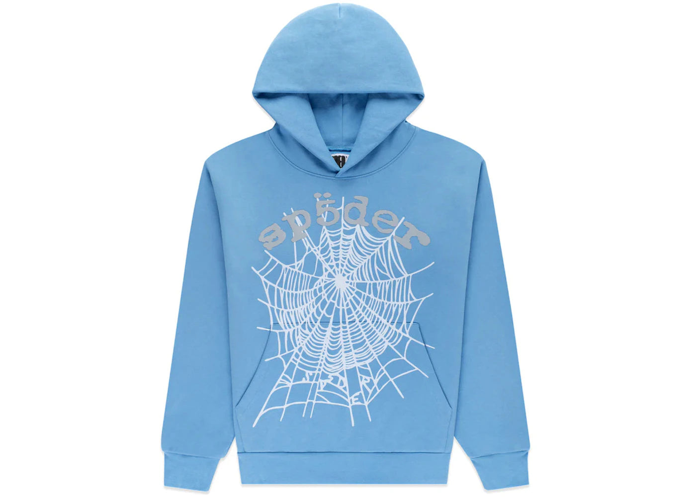 Sp5der OG Web V2 Hoodie Dusty Blue -1