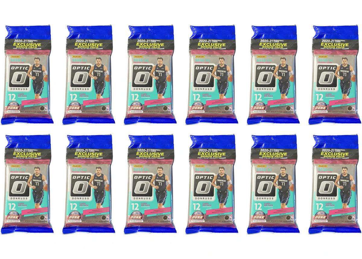 2020-21 Panini Donruss Optic Basketball Cello Pack 12x Lot -1