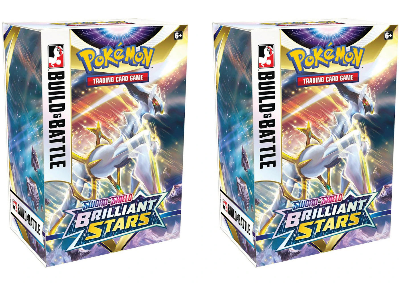 Pokémon TCG Sword & Shield Brilliant Stars Build and Battle Box 2x Lot -1