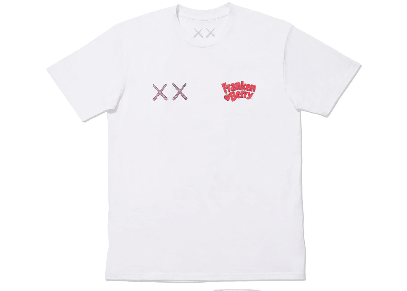 KAWS x Monsters Franken Berry T-shirt White -1
