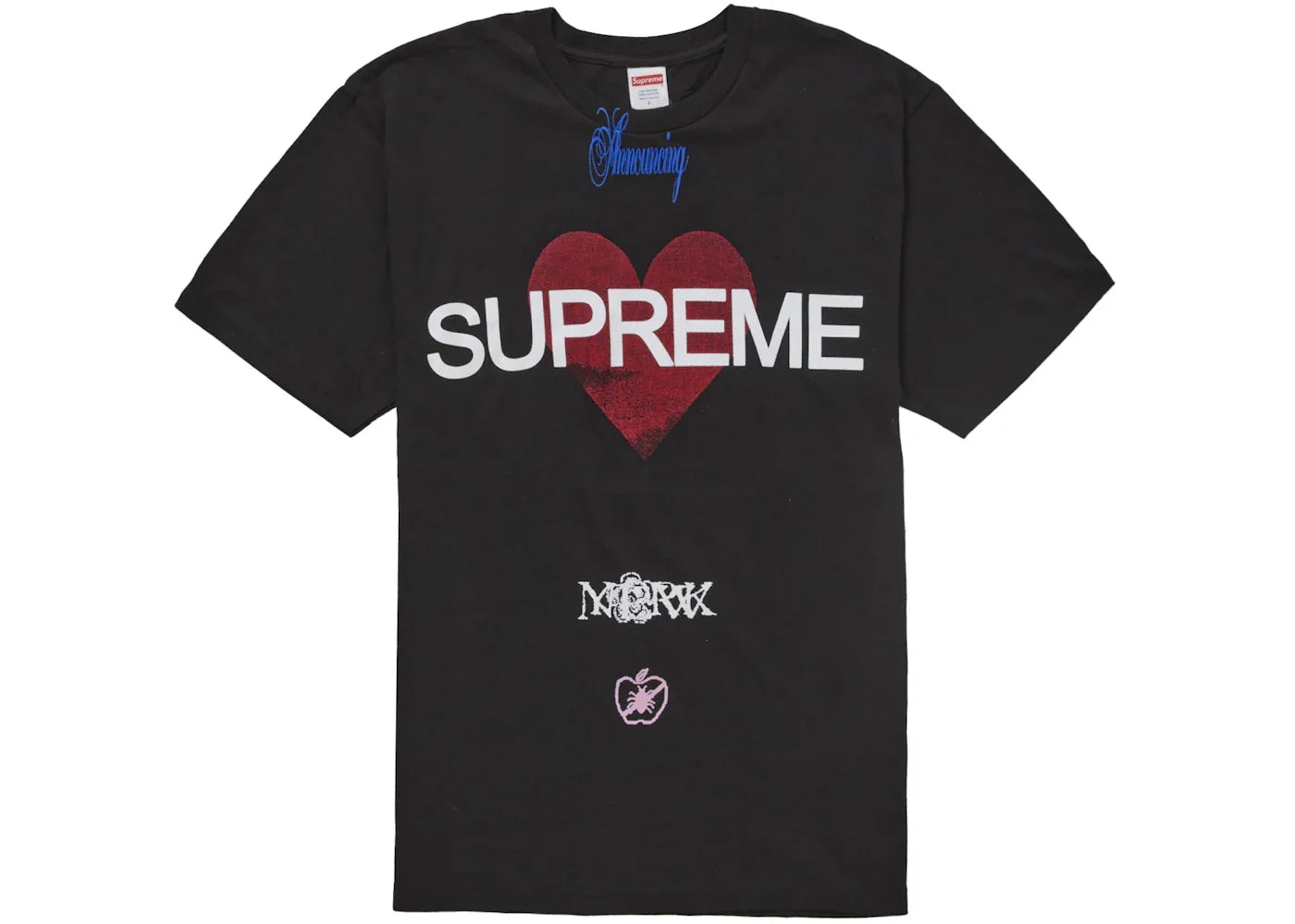 Supreme Announcing Tee Black -1