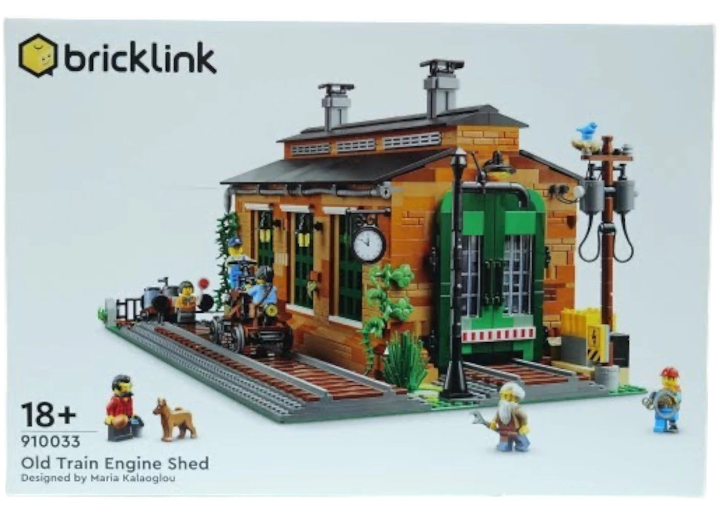 LEGO Bricklink Designer Program Old Train Engine Shed 910033 -1